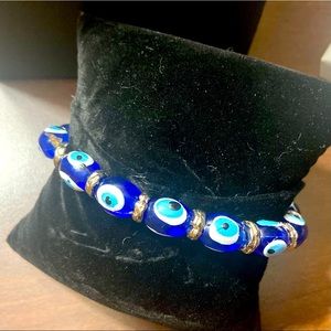 NEW 3rd eye chakra stone elastic bracelet